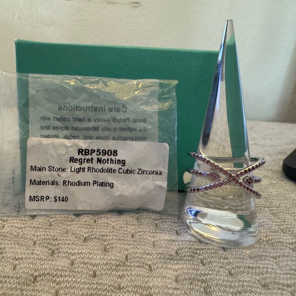 Bomb Party Original Collection Ring "Regret Nothing" size 11